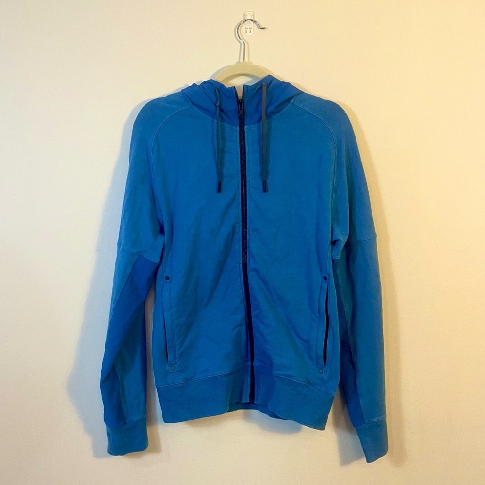 Men’s Lululemon full zip blue hoodie